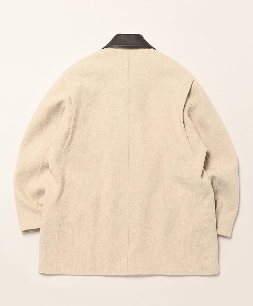 Homespun Tweed Zip Blouson Ivory Beige/アイボリーベージュ 3(MEN)