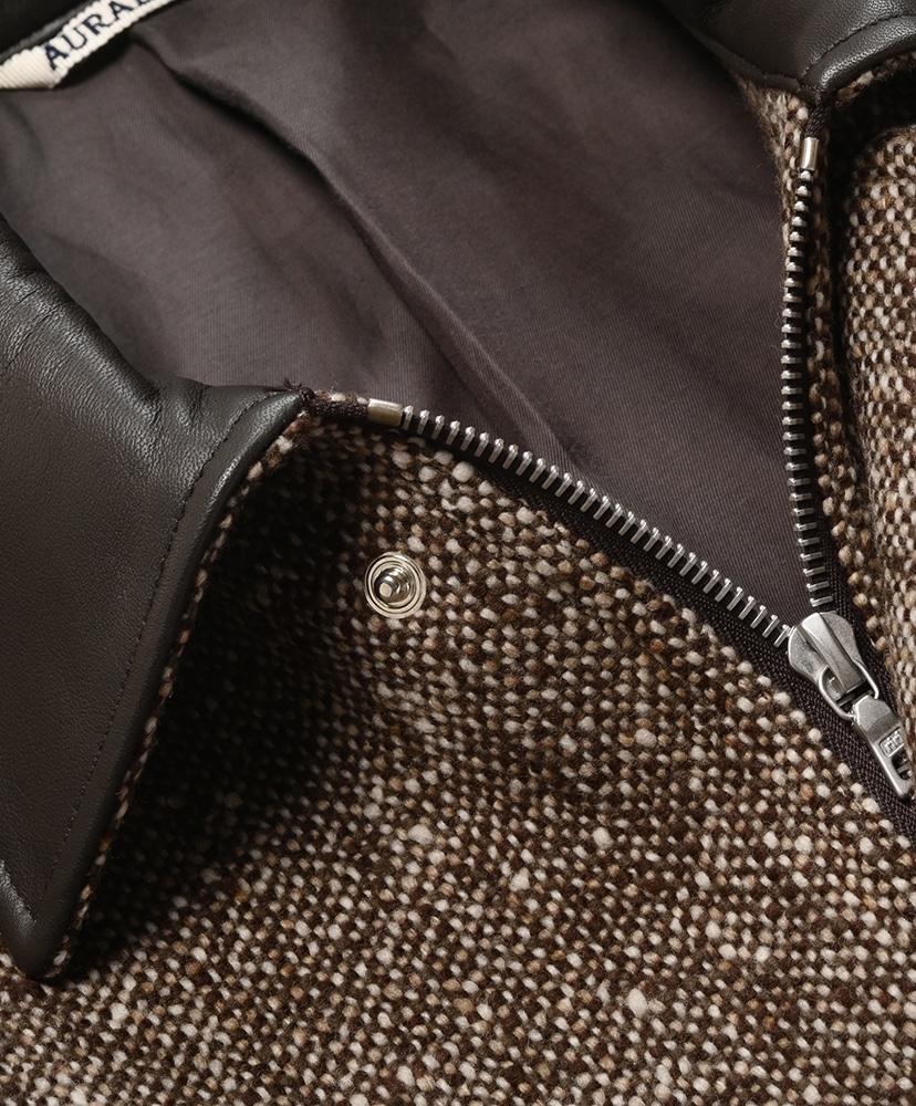 Homespun Tweed Zip Blouson Mix Brown/ミックスブラウン 3(MEN)