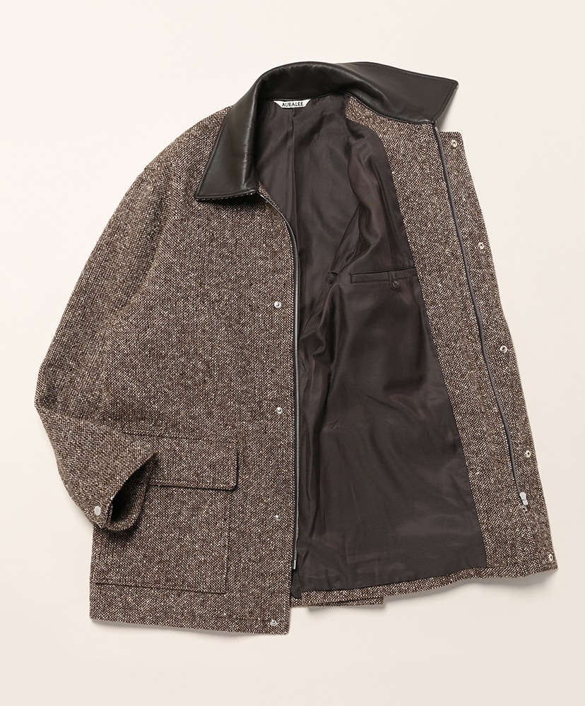 Homespun Tweed Zip Blouson Mix Brown/ミックスブラウン 3(MEN)