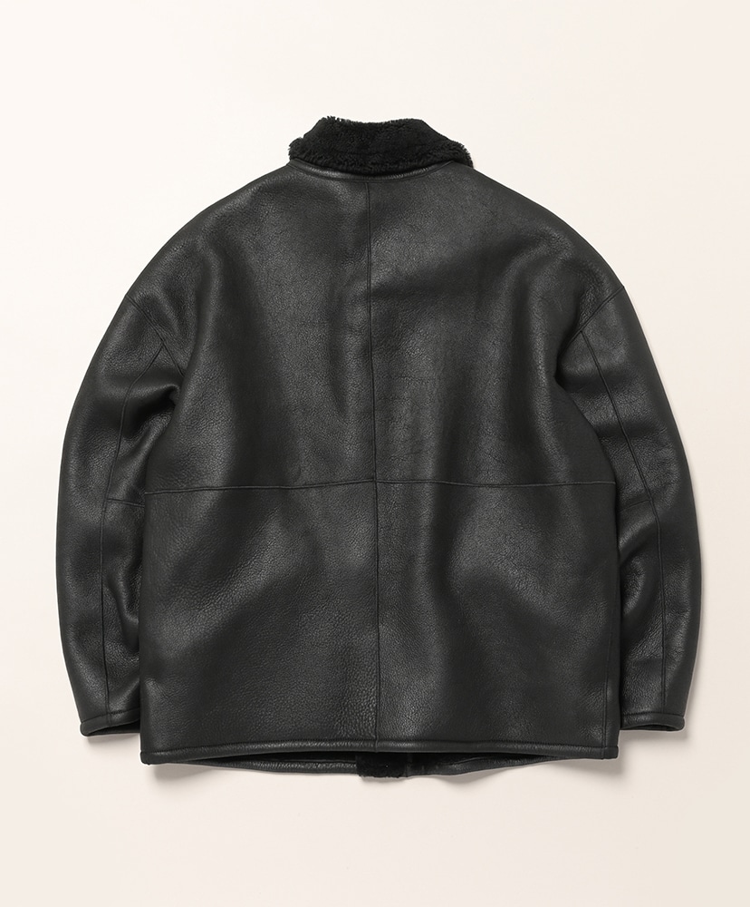 Merino Mouton Zip Blouson Black/ブラック 3(MEN)