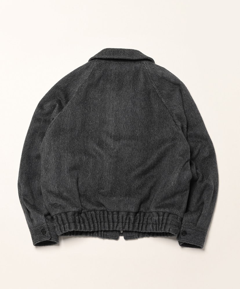 Hairy Wool Mohair Chambray Blouson Dark Gray/ダークグレー 3(MEN)