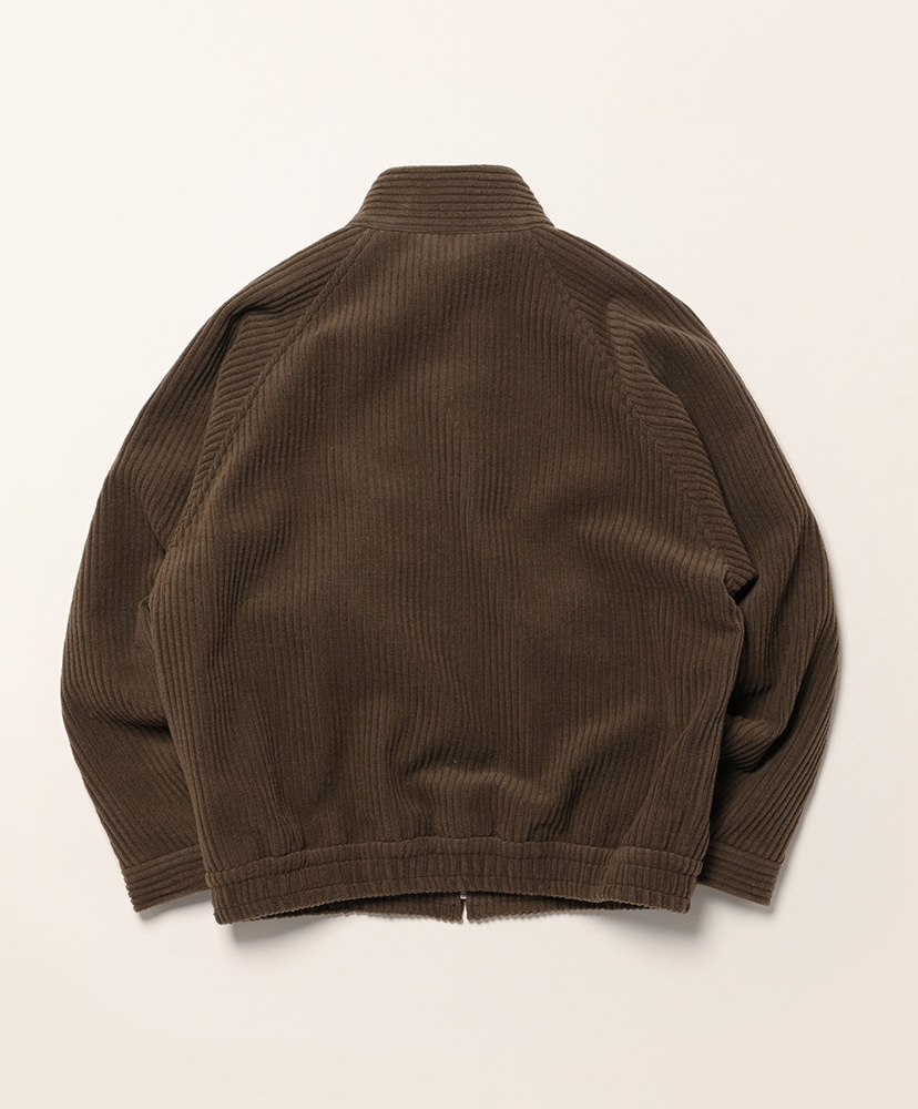 Wool Cashmere Corduroy Zip Blouson Smoky Brown/スモーキーブラウン 3(MEN)