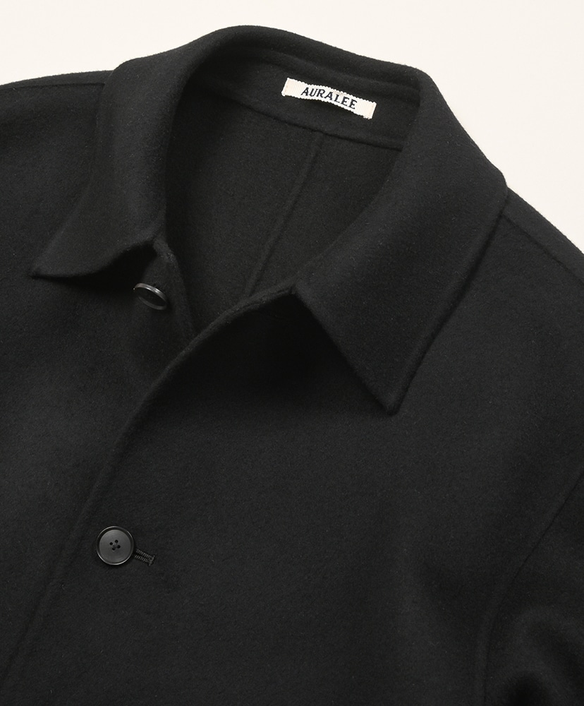 Super Fine Wool Melton Hand Sewn Blouson Black/ブラック 3(MEN)