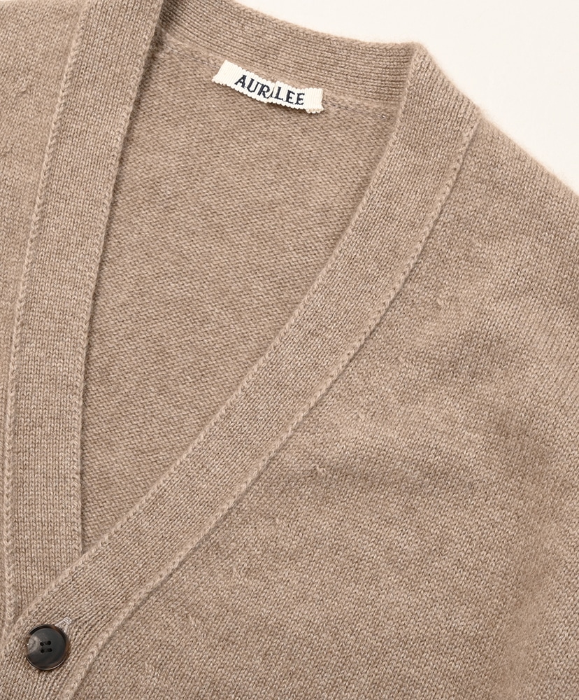 Baby Cashmere Knit Cardigan Natural Brown / ナチュラルブラウン 3(MEN)