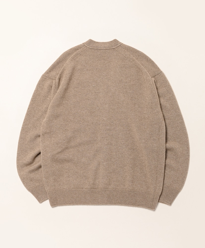 Baby Cashmere Knit Cardigan Natural Brown / ナチュラルブラウン 3(MEN)