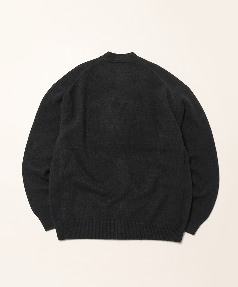 Baby Cashmere Knit Cardigan Top Black / トップブラック 3(MEN)