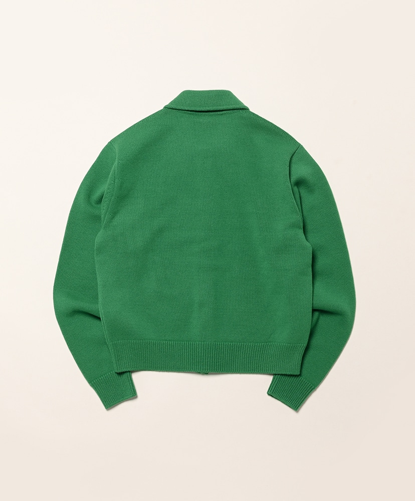 Super Fine Wool Knit Shirt Cardigan Green/グリーン 3(MEN)