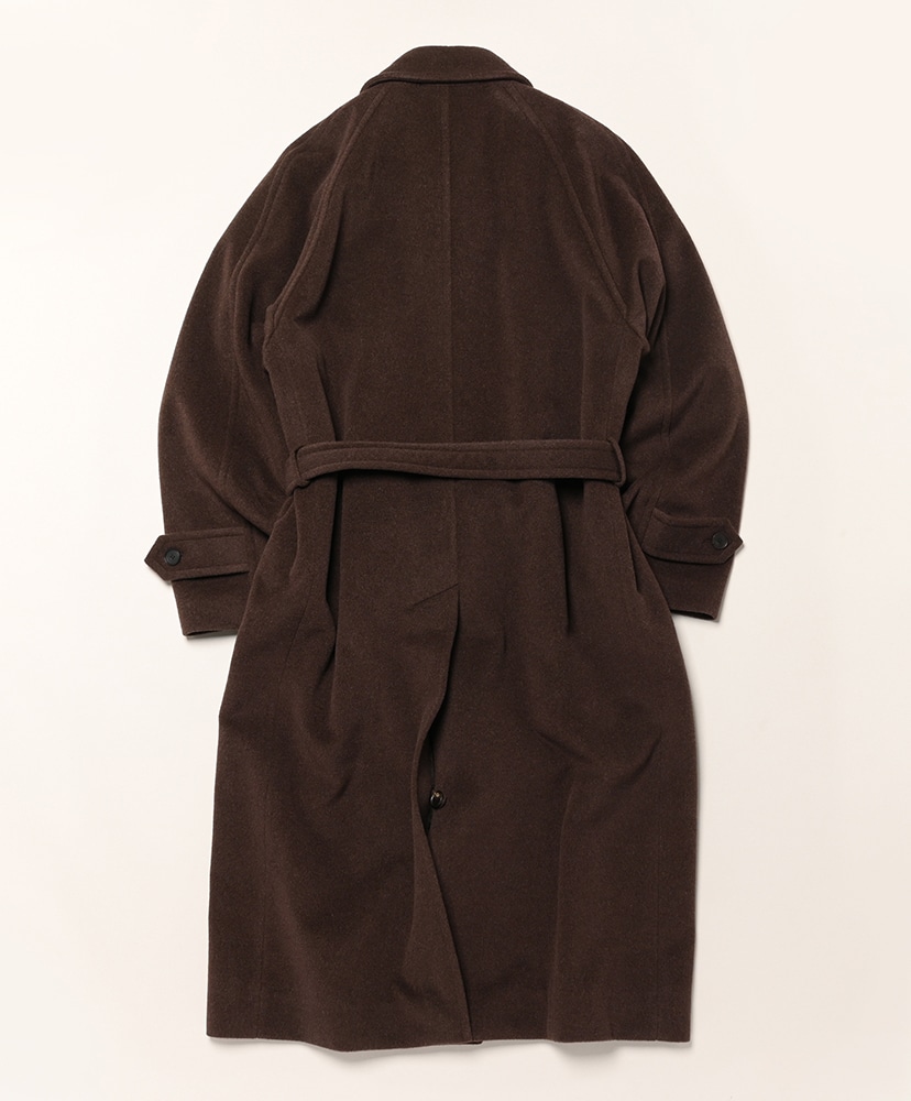 Super Fine Wool Mosser Soutien Collar Coat Top Brown/トップブラウン 3(MEN)