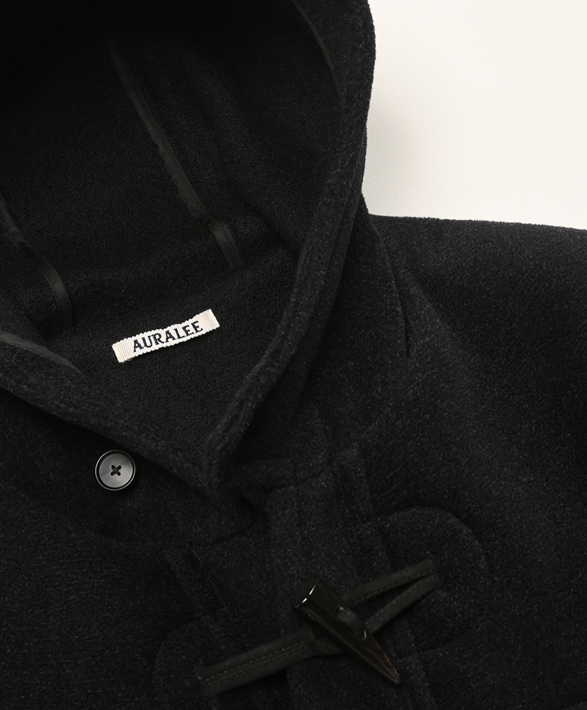 Wool Herringbone Duffle Coat Dark Charcoal / ダークチャコール 0(WOMEN)