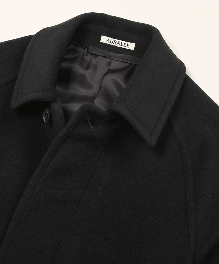 Super Fine Wool Mosser Soutien Collar Coat Black/ブラック 0(WOMEN)