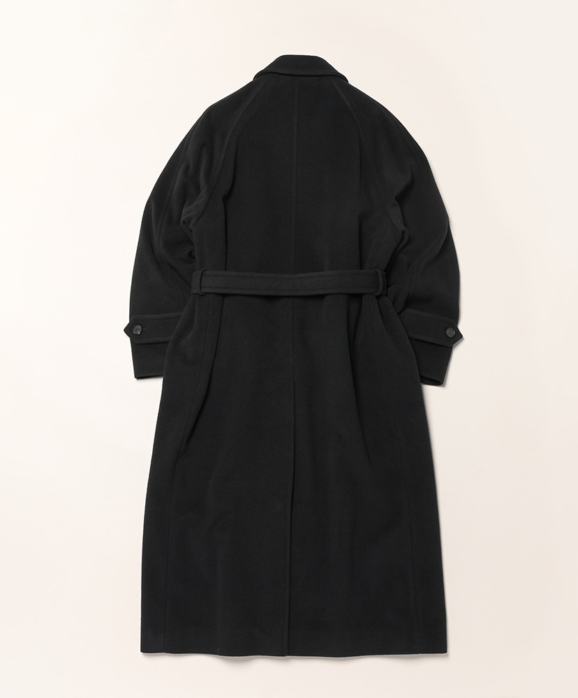 Super Fine Wool Mosser Soutien Collar Coat Black/ブラック 0(WOMEN)