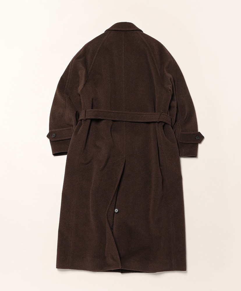 Super Fine Wool Mosser Soutien Collar Coat Top Brown / トップブラウン 0(WOMEN)