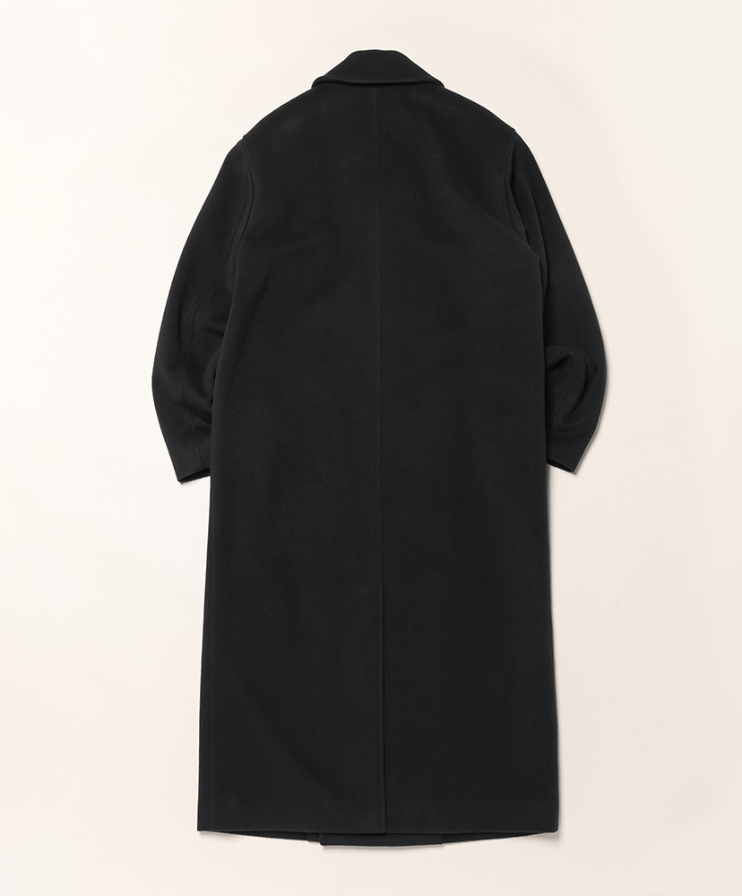 Super Fine Wool Mosser Double-Breasted Coat Black/ブラック 0(WOMEN)