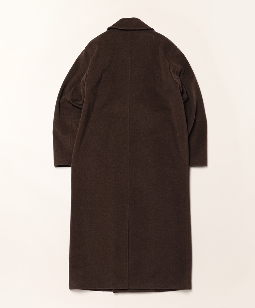 Super Fine Wool Mosser Double-Breasted Coat Top Brown / トップブラウン 0(WOMEN)