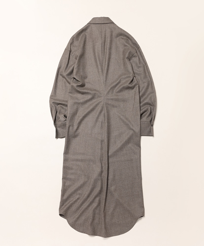 Super Light Wool Shirt Dress Top Brown/トップブラウン 0(WOMEN)
