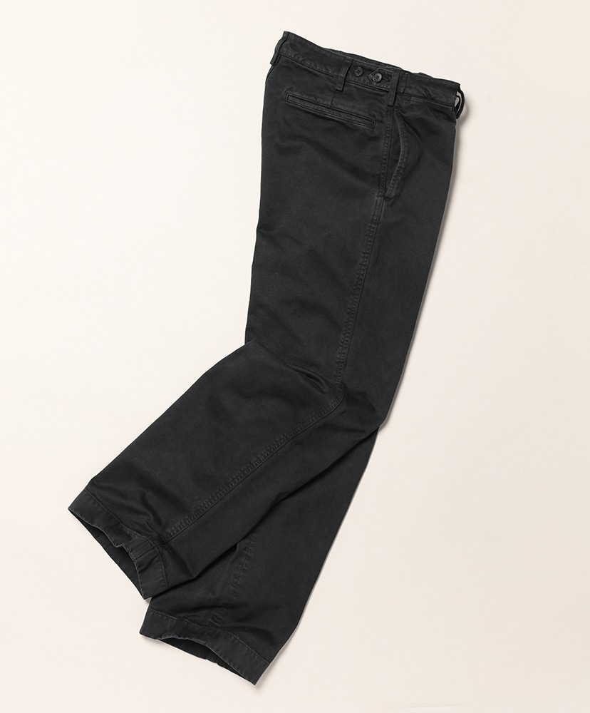 Garment-Dyed Finx Chino One-Tuck Wide Pants Black/ブラック 3(MEN)