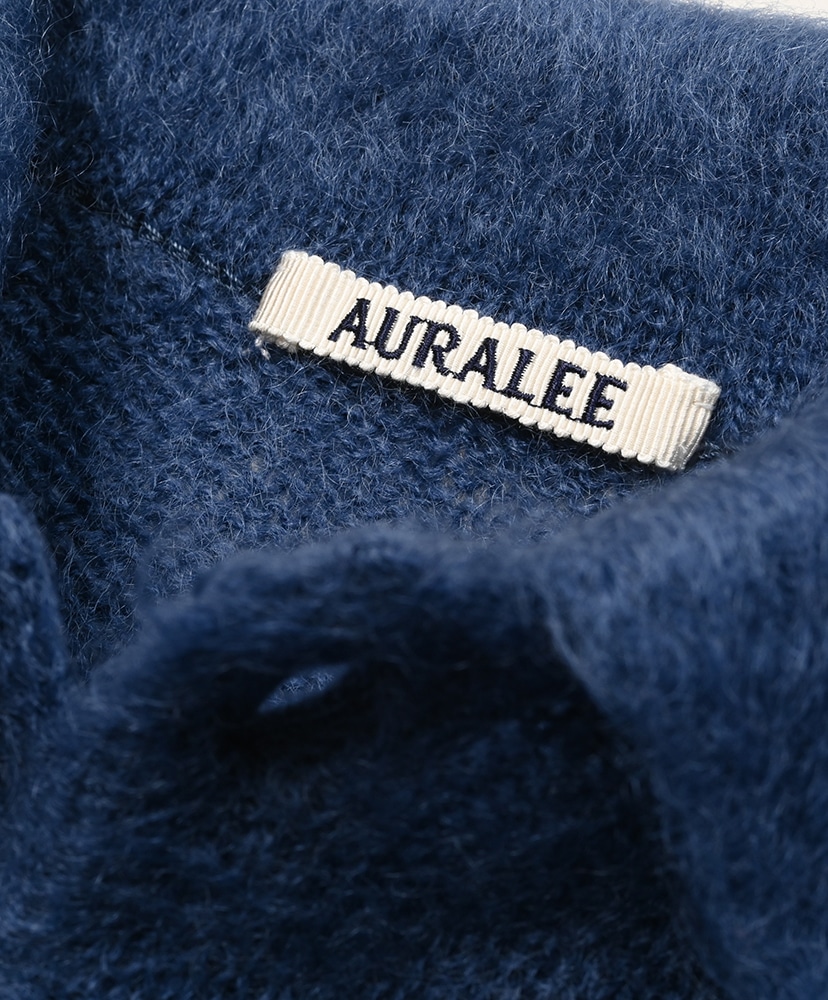 Brushed Super Kid Mohair Knit Polo Light Navy/ライトネイビー 3(MEN)