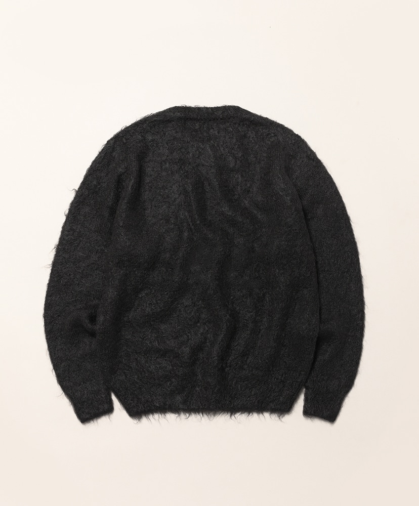 Brushed Super Kid Mohair Knit P/O Ink Black/インクブラック 3(MEN)