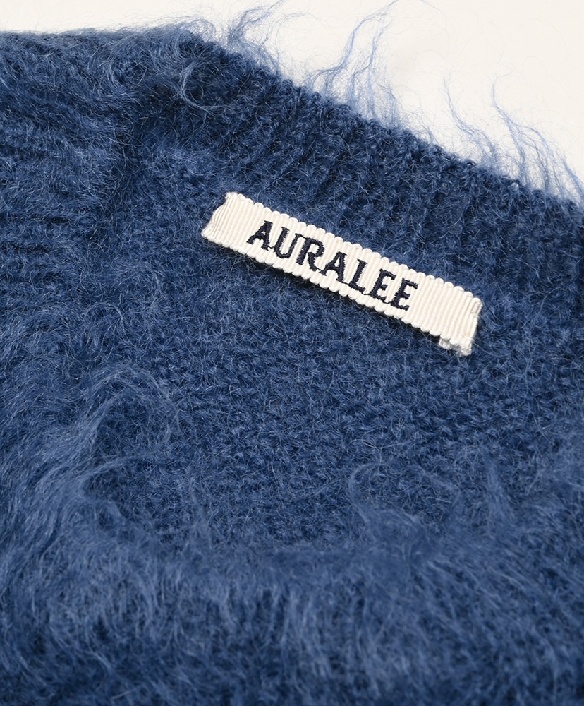 Brushed Super Kid Mohair Knit P/O Light Navy/ライトネイビー 3(MEN)