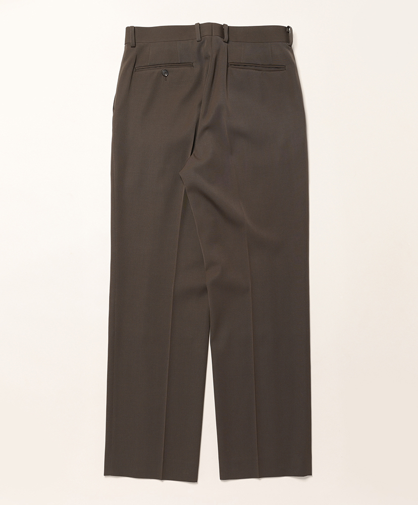 Light Wool Max Gabardine Slacks Dark Brown/ダークブラウン 3(MEN)