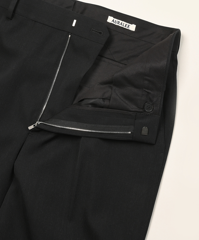 Light Wool Max Gabardine Slacks Top Black/トップブラック 3(MEN)