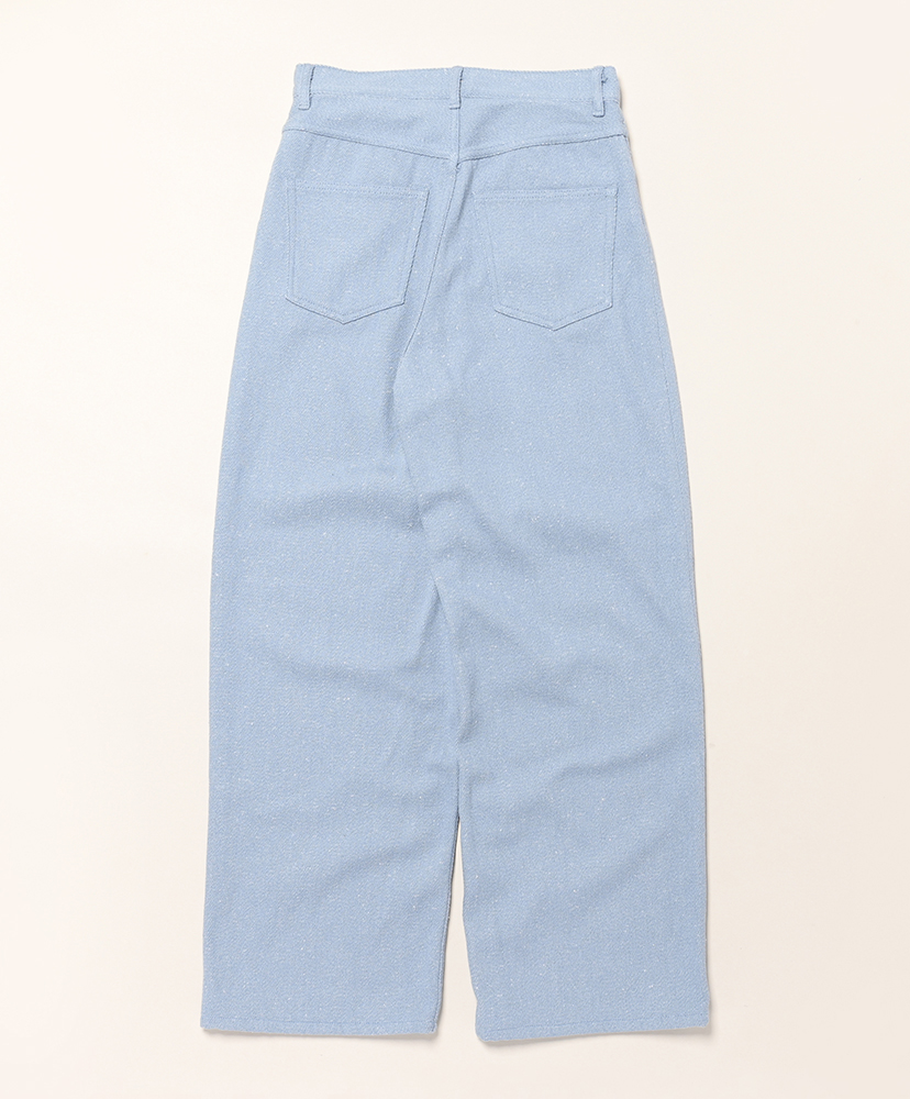Silk Nep Denim 5P Wide Pants Light Blue/ライトブルー 0(WOMEN)