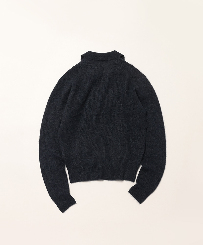 Baby Suri Alpaca Sheer Knit Skipper Polo Navy/ネイビー 0(WOMEN)