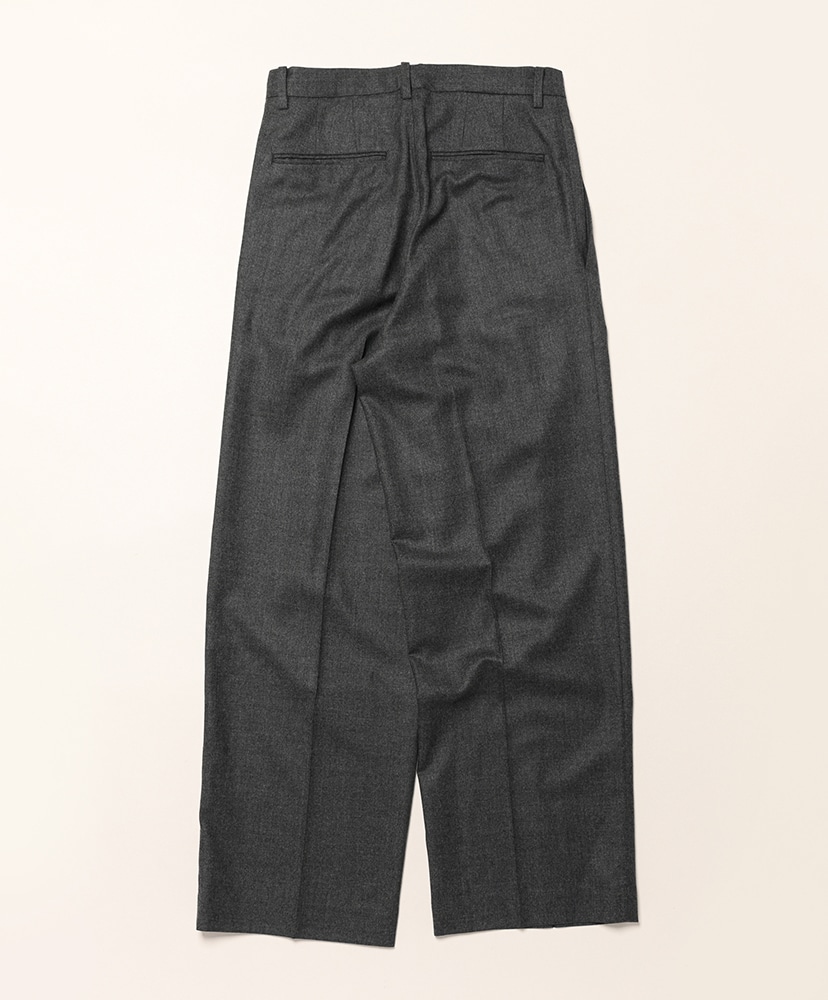 Super Light Wool Two-Tuck Slacks Top Charcoal/トップチャコール 0(WOMEN)