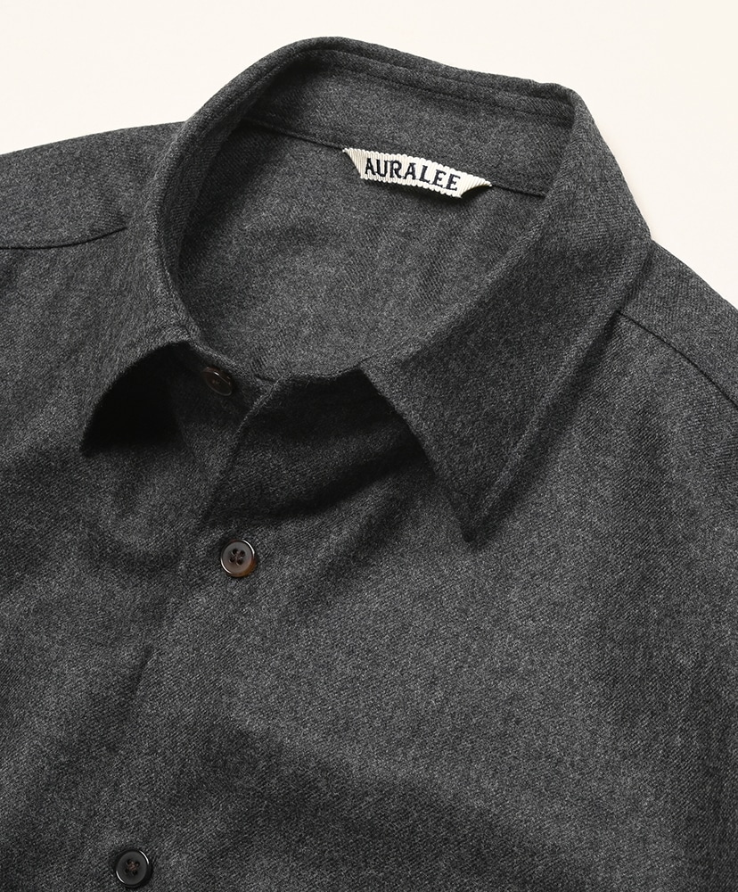 Super Light Wool Shirt Top Charcoal/トップチャコール 0(WOMEN)