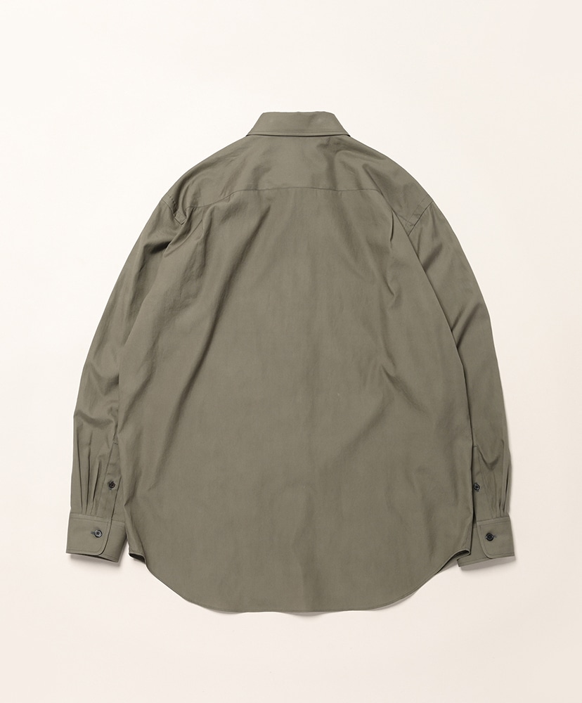 Women's Washed Finx Twill Shirt Dark Olive/ダークオリーブ 0(WOMEN)