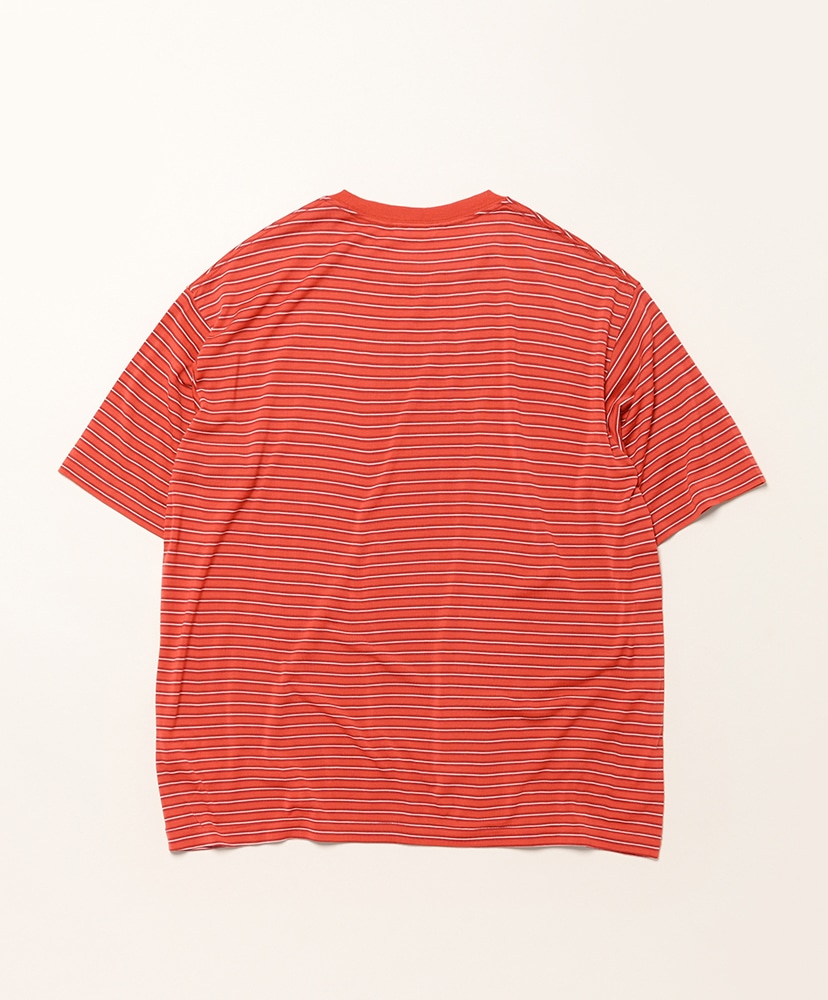 Soft Smooth Wool Stripe Jersey Tee Red Stripe/レッドストライプ 3(MEN)