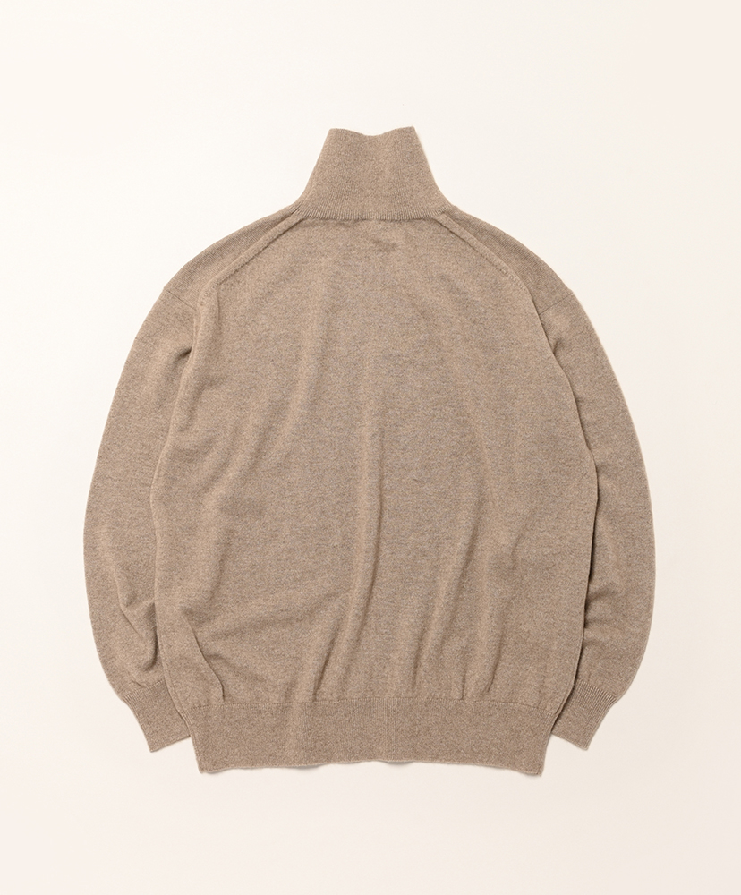 Baby Cashmere Knit Turtle Natural Brown/ナチュラルブラウン 3(MEN)