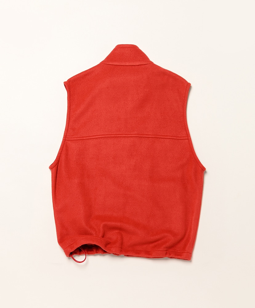 Pure Silk Comfort Fleece Vest Red/レッド 3(MEN)