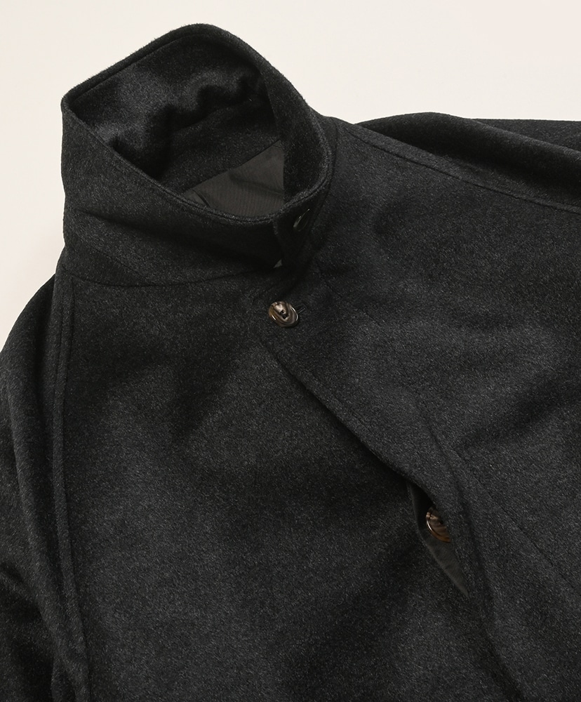 Innocent Cashmere Yarn Bal Collar Coat Black/ブラック 2(MEN)