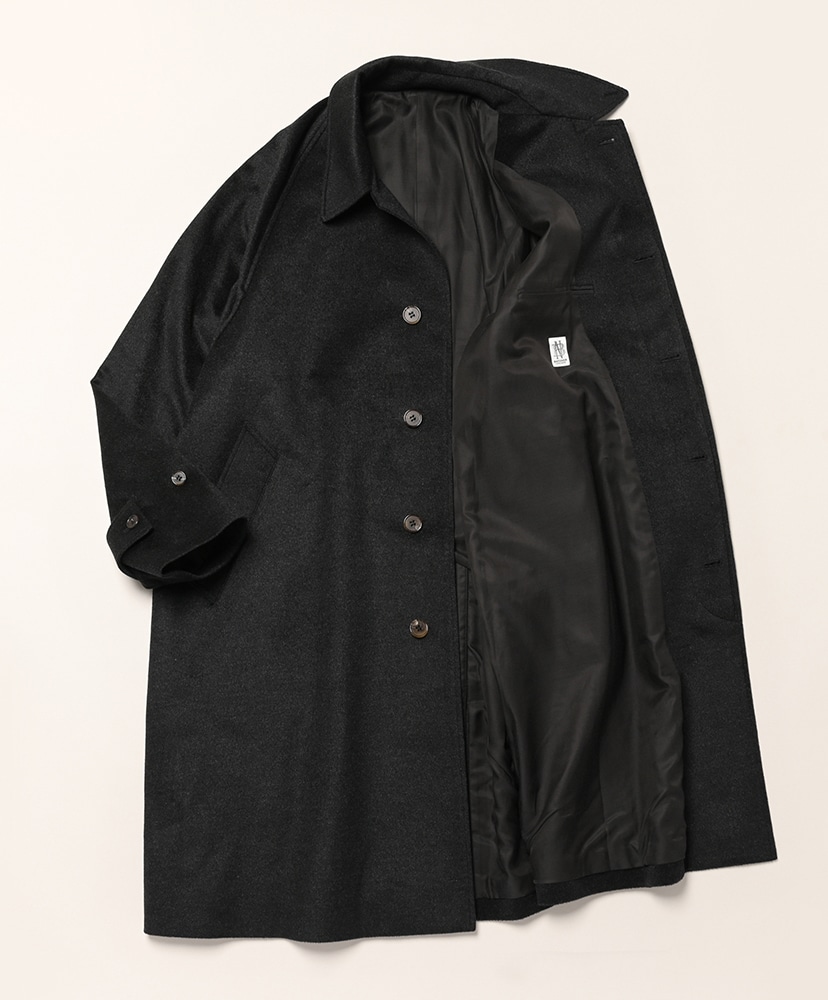 Innocent Cashmere Yarn Bal Collar Coat Black/ブラック 2(MEN)