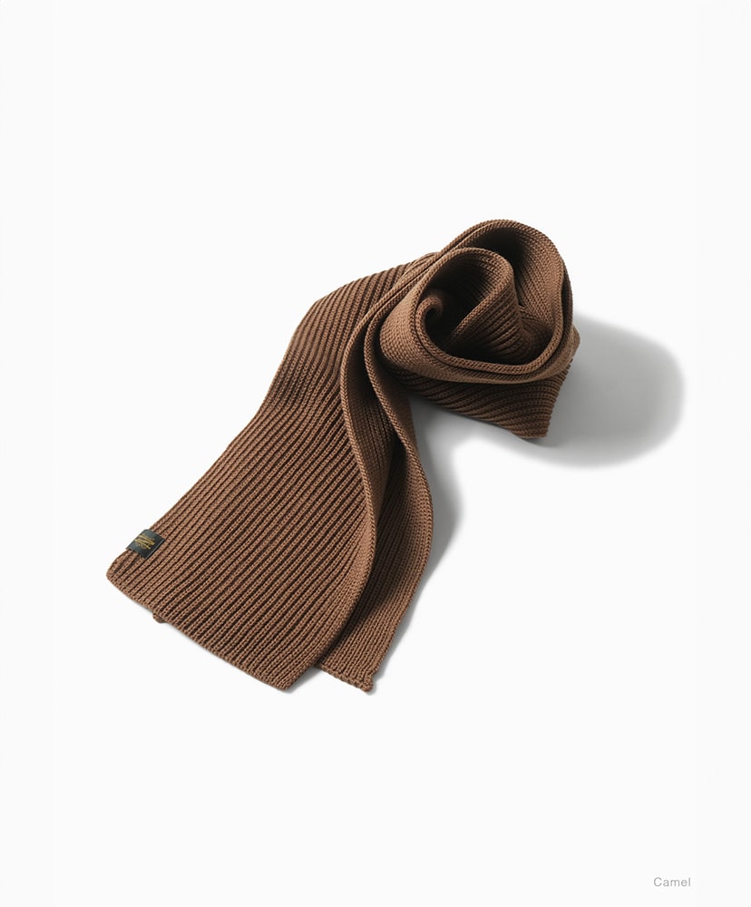 Solid Wool Muffler Camel/キャメル F(UNISEX)