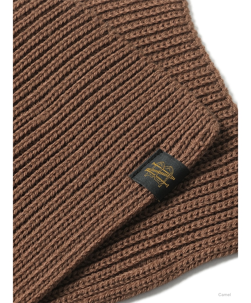 Solid Wool Muffler Camel/キャメル F(UNISEX)
