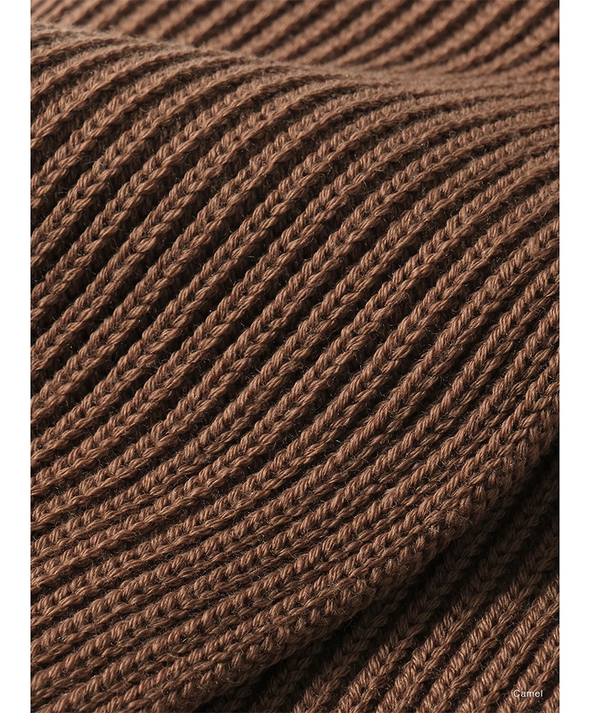 Solid Wool Muffler Camel/キャメル F(UNISEX)