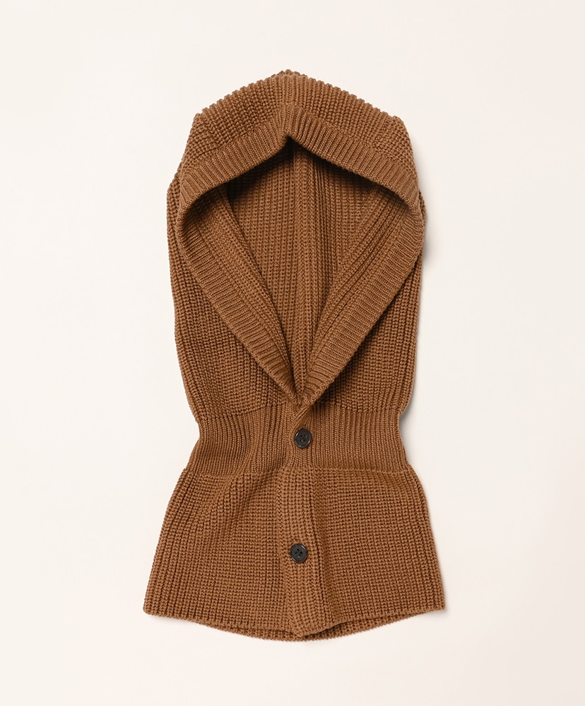 Solid Wool Balaclava Camel/キャメル F(UNISEX)
