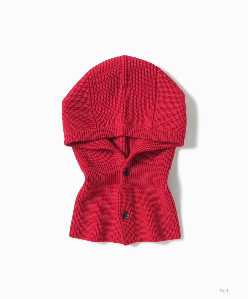 Solid Wool Hand Balaclava Red/レッド F(UNISEX)