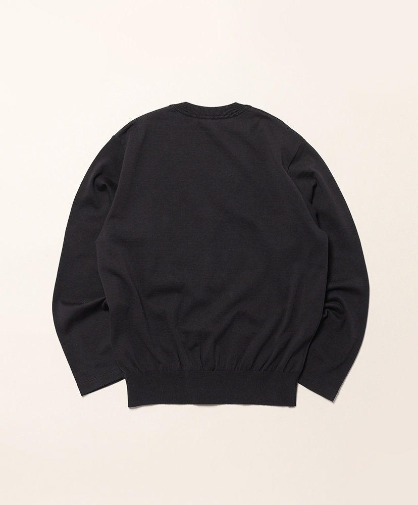 Blousing V Neck Long Sleeve T-Shirt Black/ブラック 1(WOMEN)