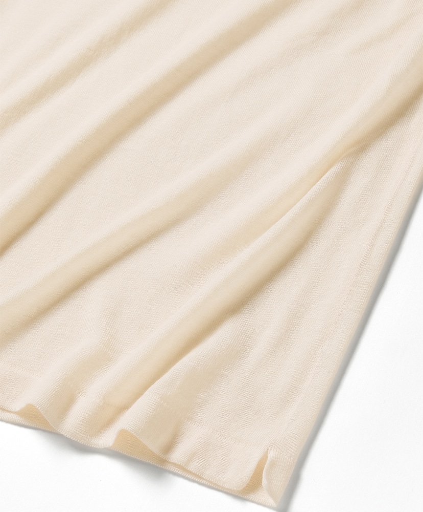 Melty TENJIKU Crew Neck Ivory×Brown/アイボリー×ブラウン 1(WOMEN)