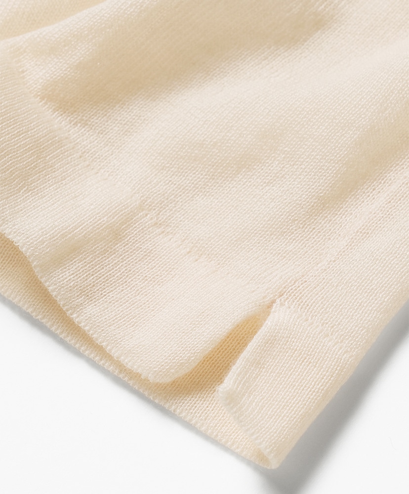 Melty TENJIKU Crew Neck Ivory×Brown/アイボリー×ブラウン 1(WOMEN)
