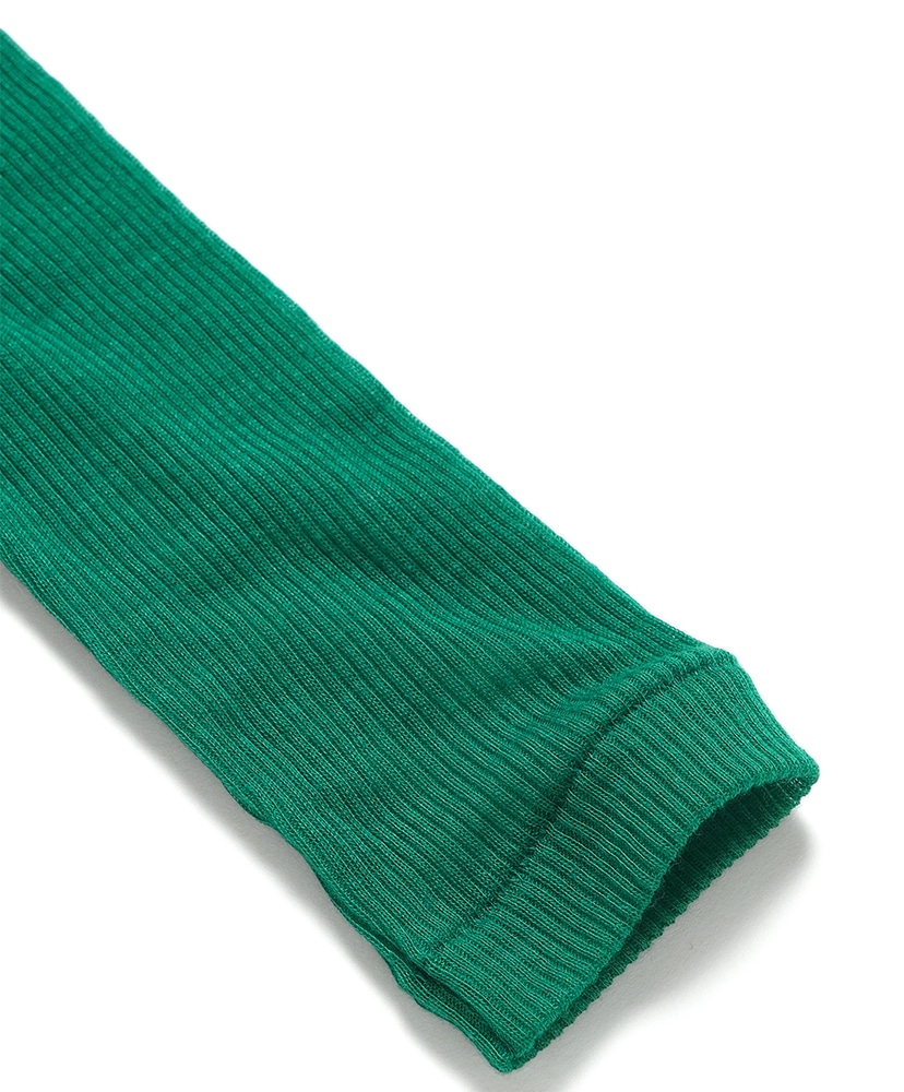 Melty Rib Crew Neck Green/グリーン 1(WOMEN)