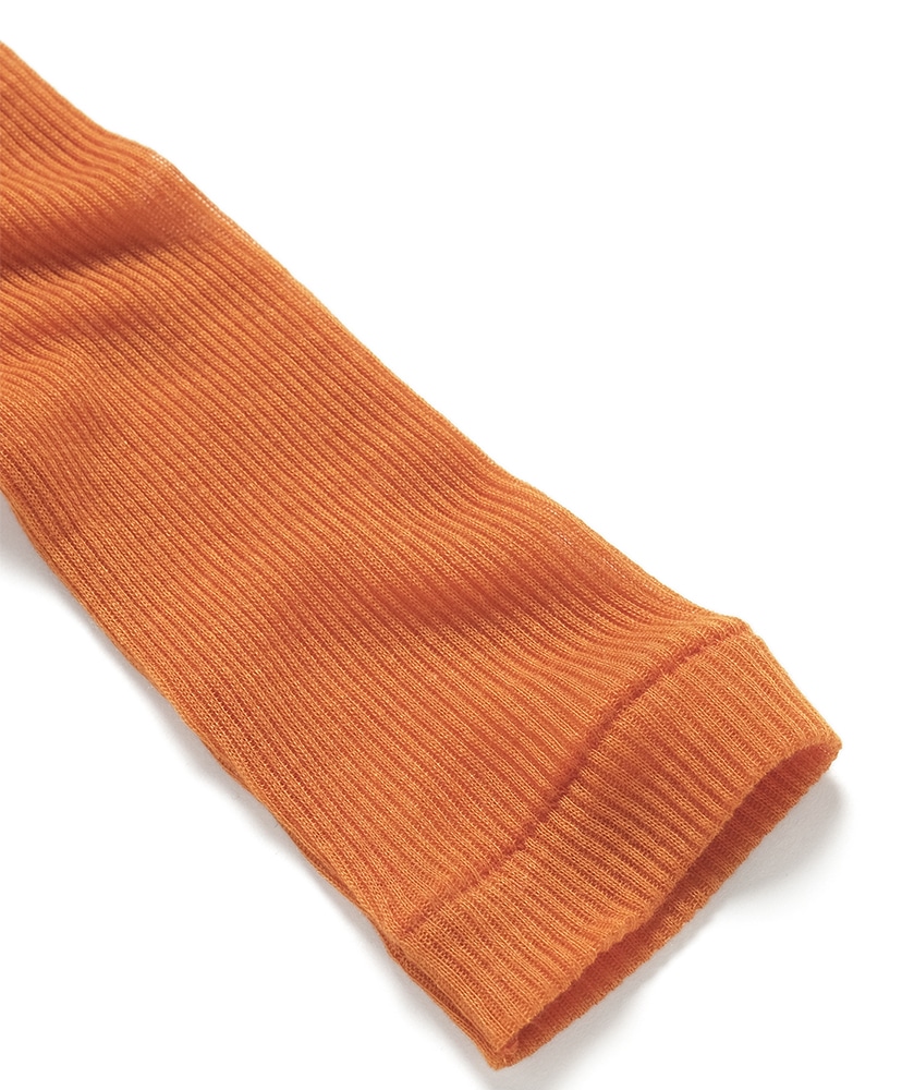 Melty Rib High Neck Orange/オレンジ 2(WOMEN)