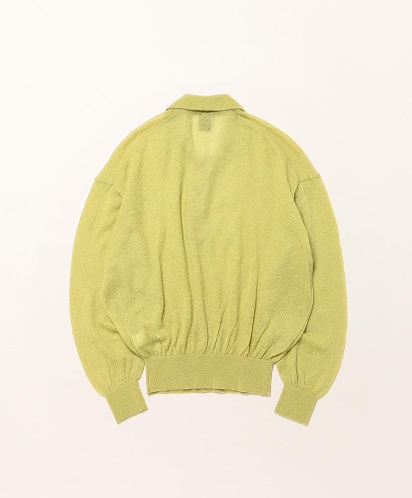 Baby Mohair Sheer Polo Lime Green/ライムグリーン 1(WOMEN)
