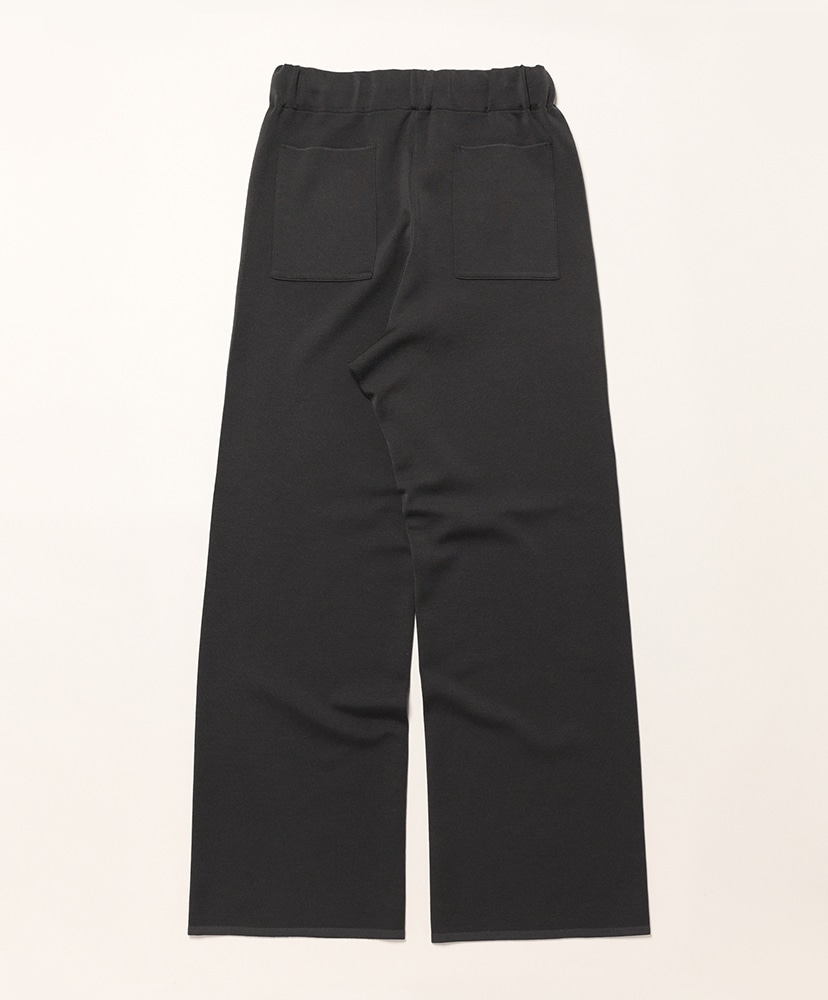 32G Smooth Wool Wide Easy Pants Dark Gray/ダークグレー 1(WOMEN)