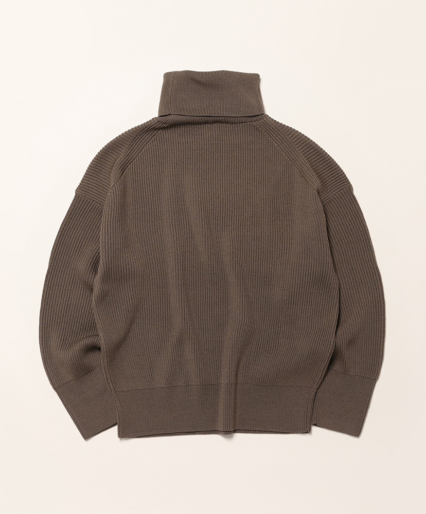 Solid Wool Rib Off Turtle Walnut / ウォルナット 1(WOMEN)