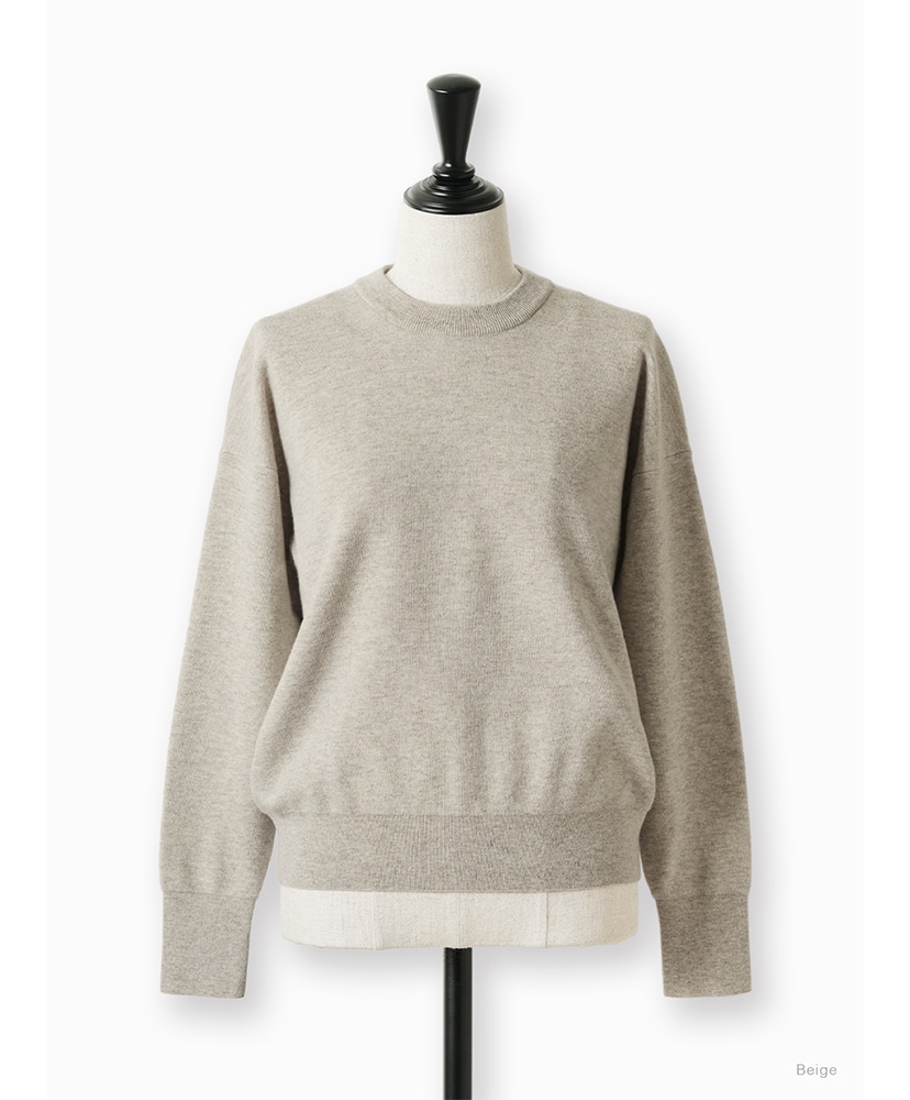 Sunshine Cashmere Crew Neck Beige/ベージュ 1(WOMEN)