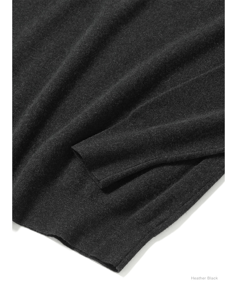 Sunshine Cashmere Crew Neck Heather Black/ヘザーブラック 1(WOMEN)